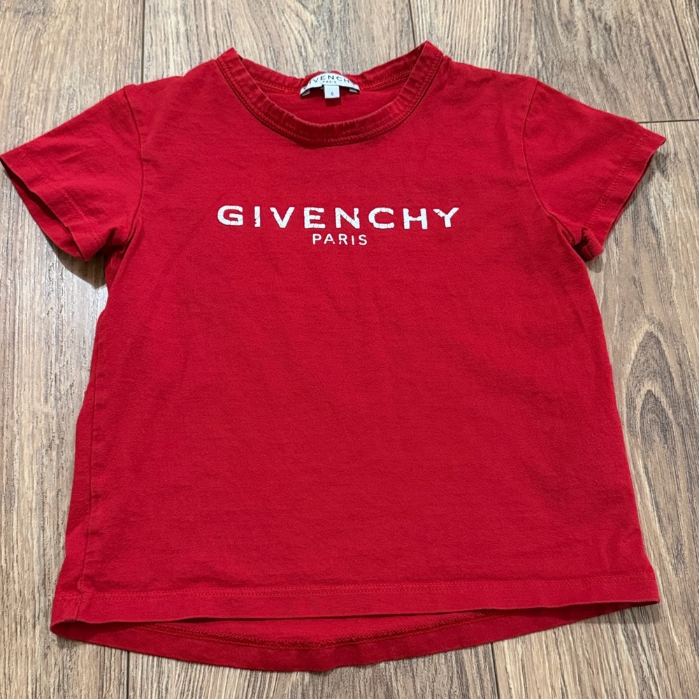 Givenchy Red T-Shirt girls size 6